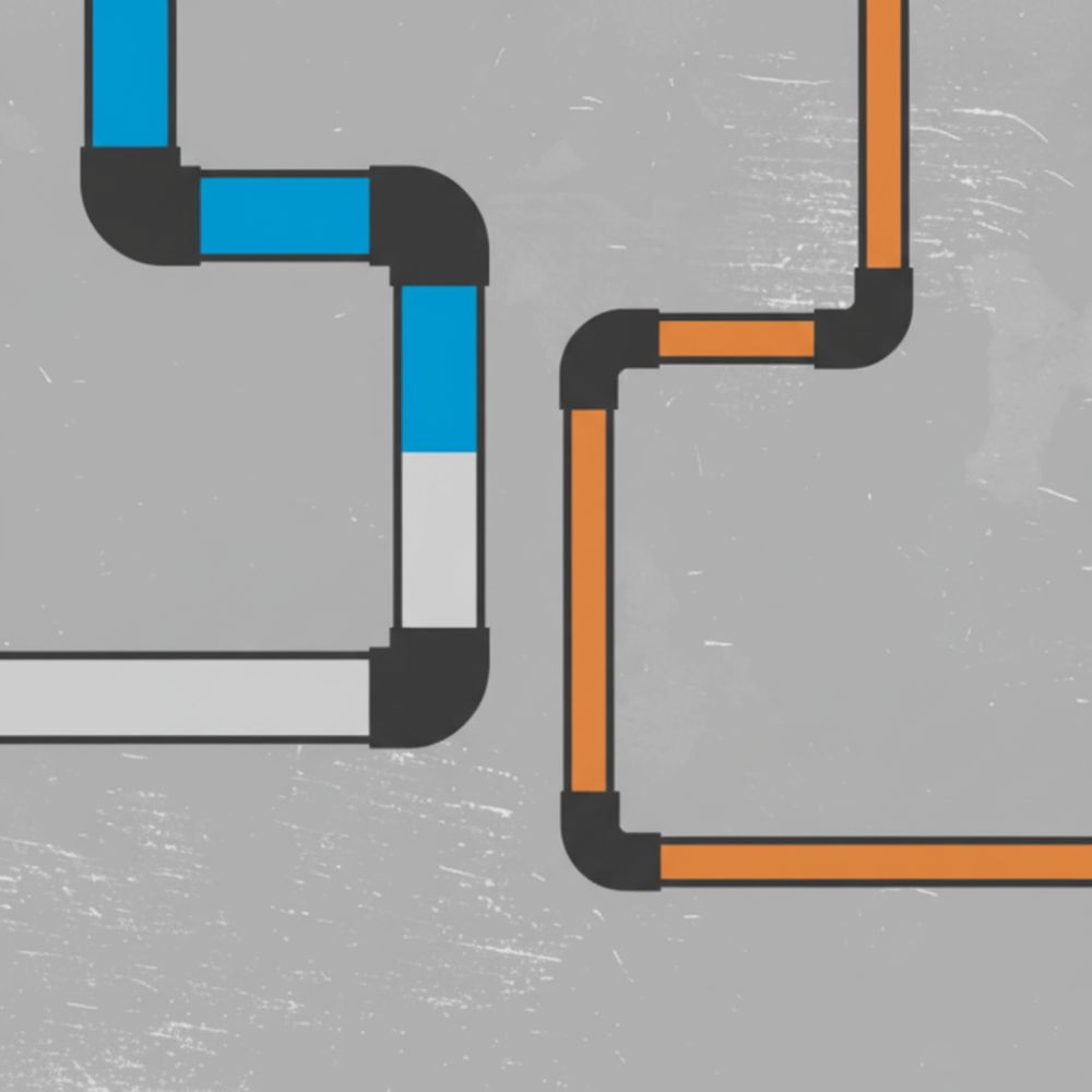 Sistema de drenagem urbana separado: galerias pluviais e rede de esgoto